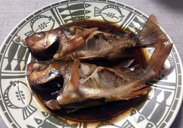 オキメバルの煮付け