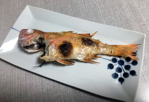 小さくても焼いてるときはジュワジュワと脂がでる