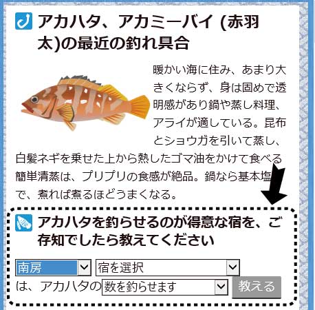 船宿が得意な魚
