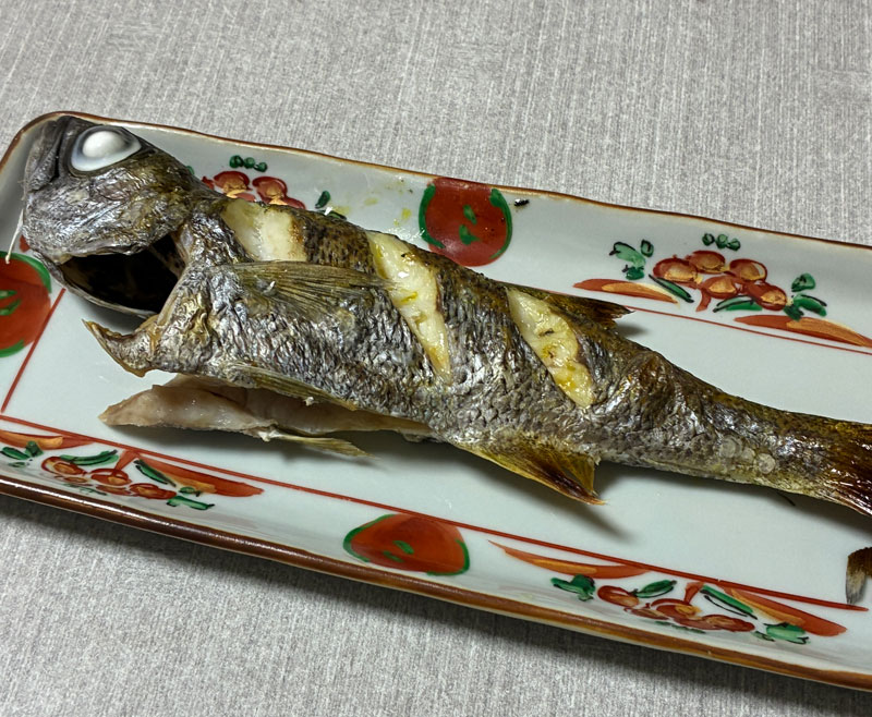 クロムツの塩焼き