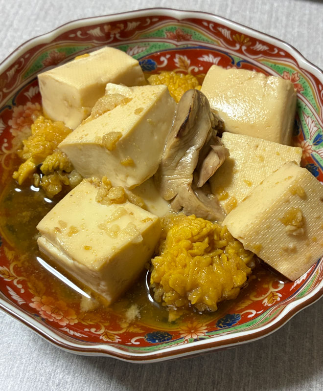 アカムツの真子の煮付け