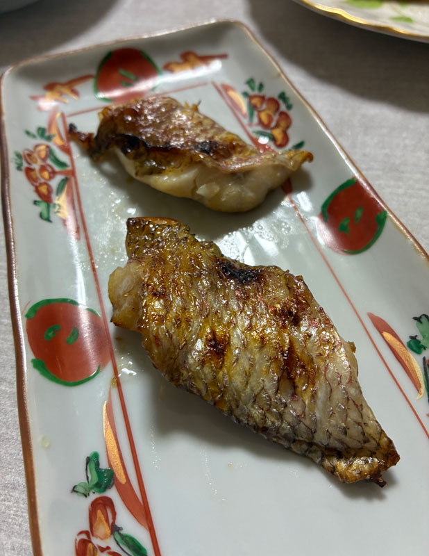 アカムツの味噌幽庵焼き