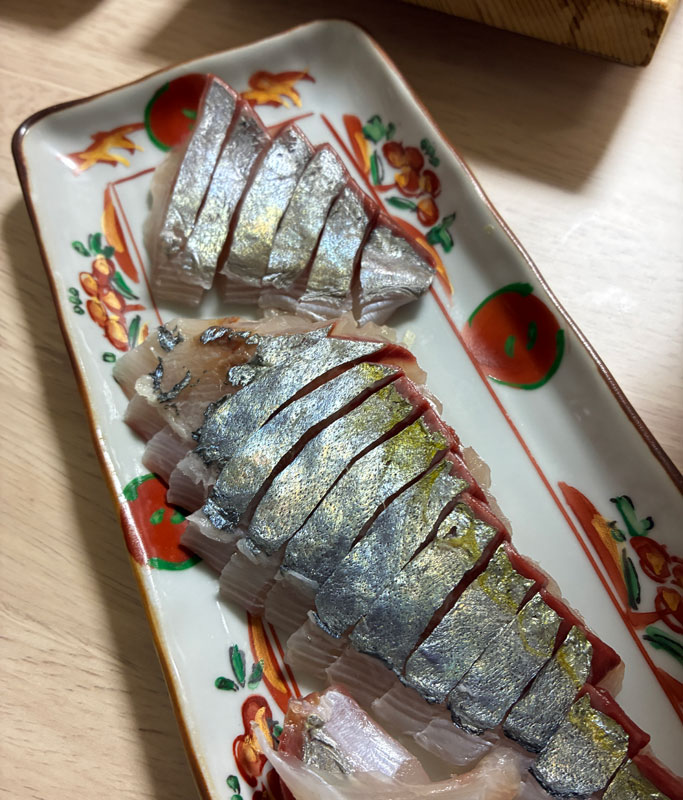 シマアジの刺身