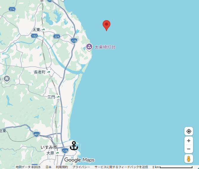 浅場ヒラメポイント