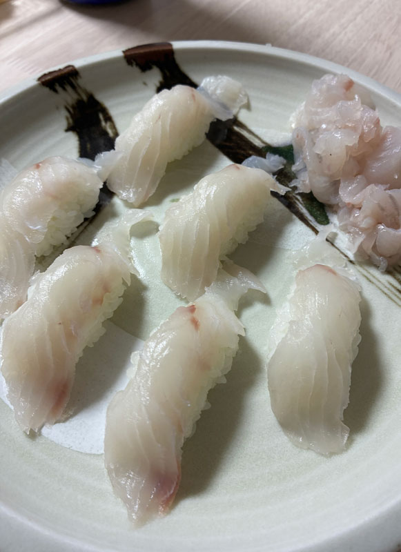 ヒラメの握り