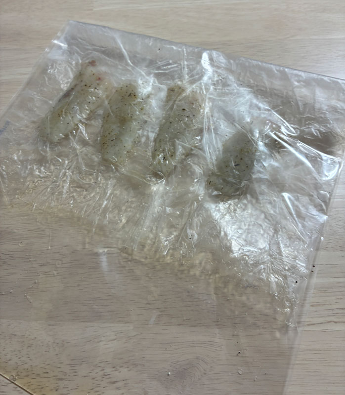 フグの生ハム仕込み