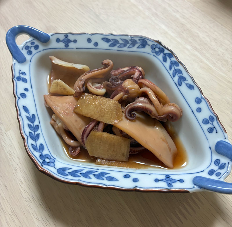 マルイカの煮付け