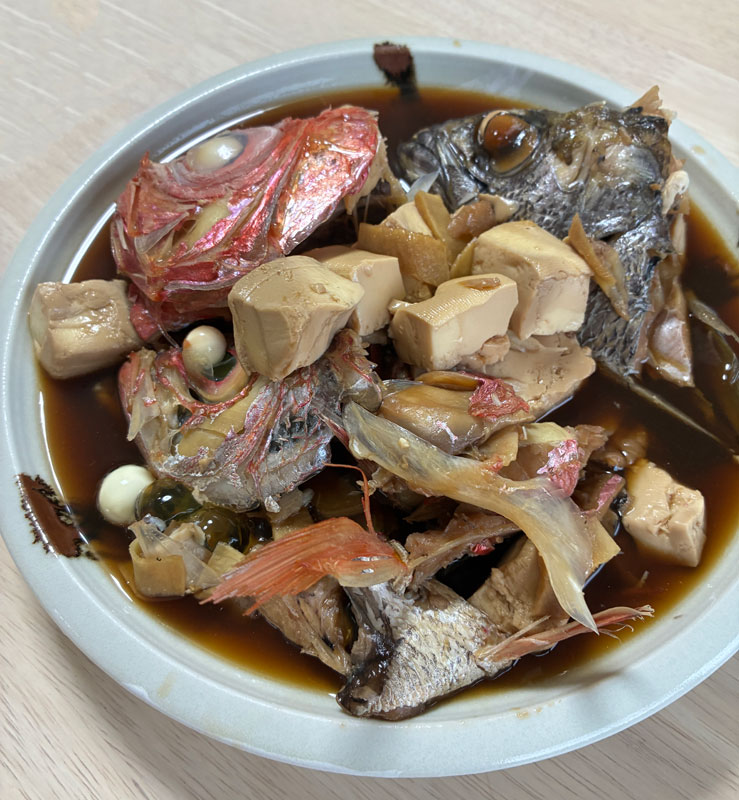 頭三種の煮付け